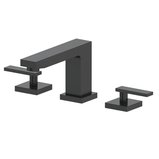 ZLINE Autograph Edition Crystal Bay Widespread Bath Faucet in Matte Black (CBY-BF-MB) main image.