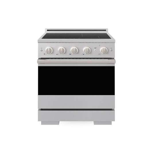 ZLINE 30 in. 4.2 cu. ft. Marino Induction Range with 4 Element Cooktop and Electric Convection Oven in Stainless Steel (MINR30)