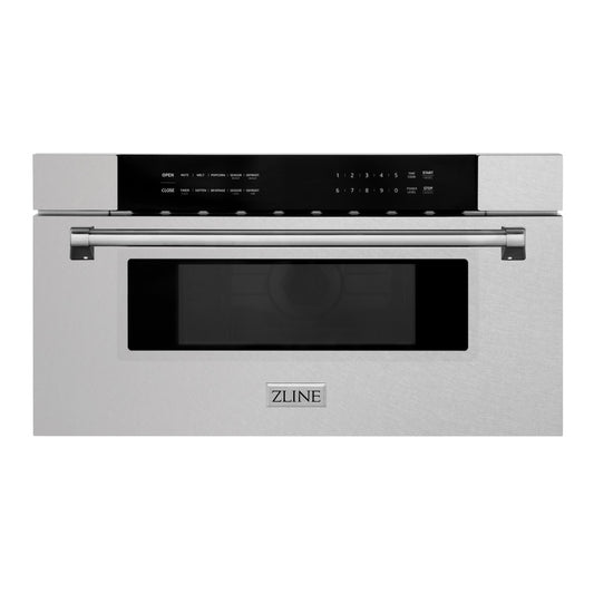 ZLINE 30 in 1.2 cu. ft. Built-in Microwave Drawer in Satin Stainless Steel (MWD-30-SS)