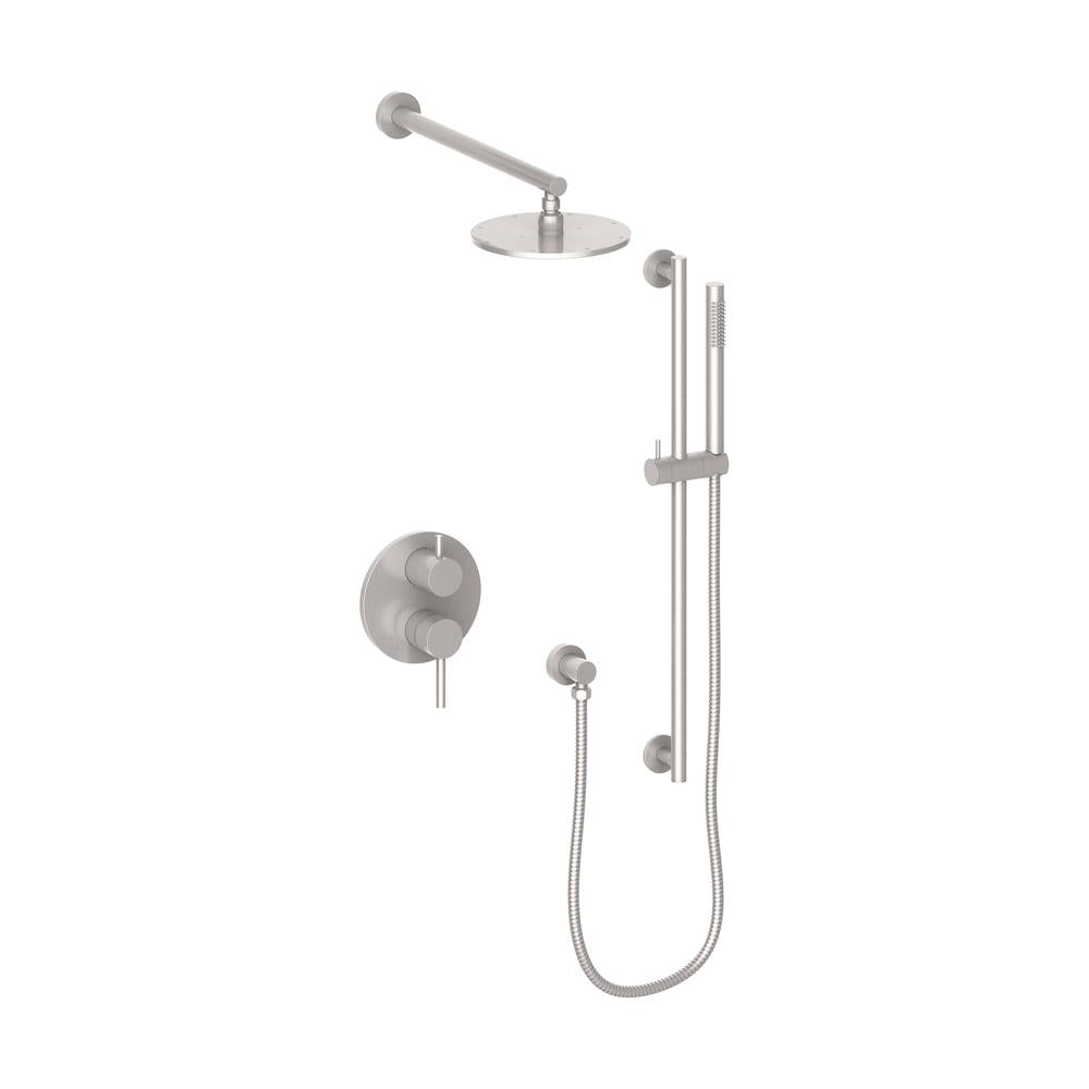 El Dorado Rainfall Shower System in Brushed Nickel (ELD-SHS-BN