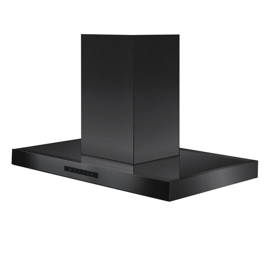 ZLINE 30 in. Convertible Island Mount Range Hood in Black Stainless Steel (BSKE2iN-30)