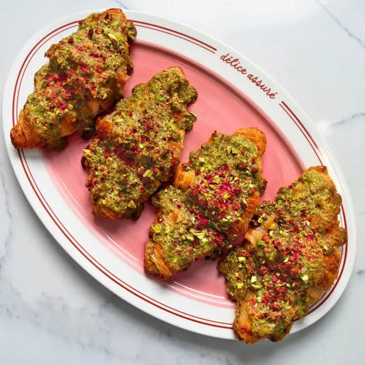 Pistachio & Raspberry Croissants