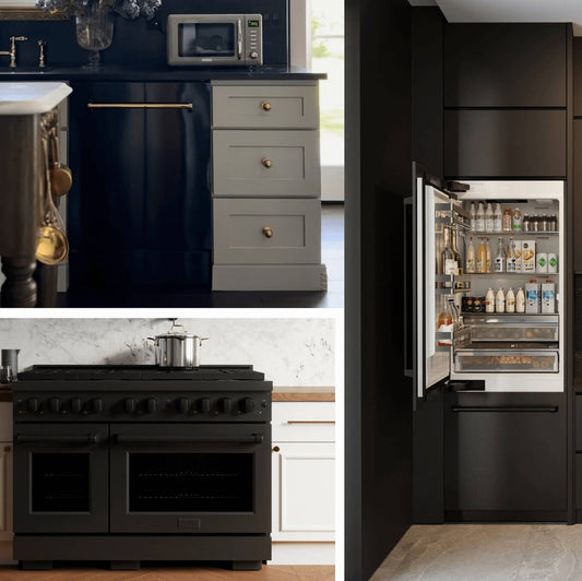 Shop the Look: Kitchens with Black Stainless Steel Appliances