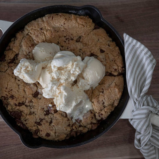 Brown Butter Chocolate Skillet Cookie