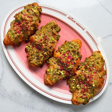 Pistachio & Raspberry Croissants