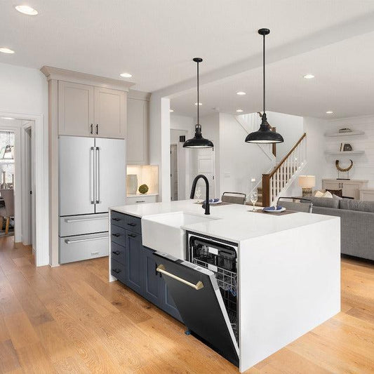 ZLINE Autograph Edition Dishwasher in a kitchen.