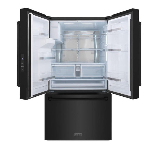 ZLINE Black Stainless Steel Standard-Depth Refrigerators