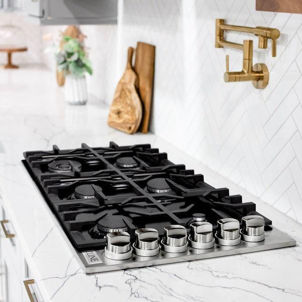 Line Cooktop Gas Cooktops | ZLINE Kitchen and Bath