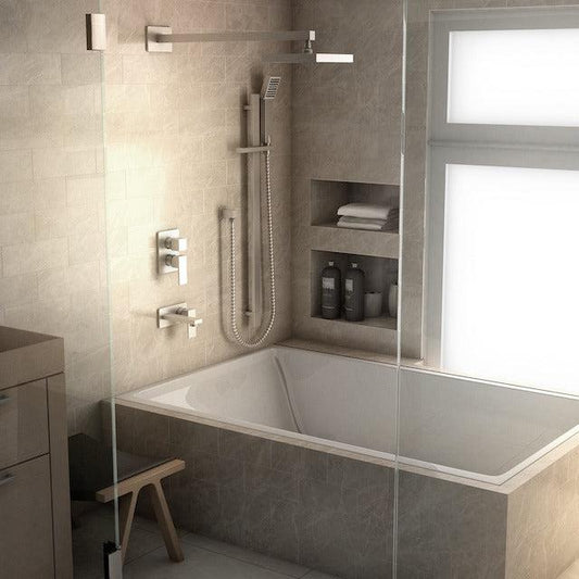 ZLINE Thermostatic Shower System in a luxury bathroom