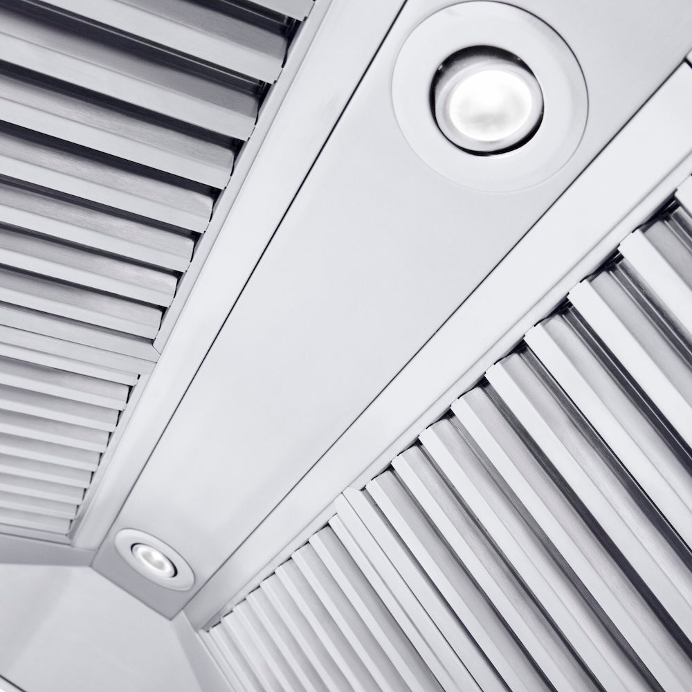 ZLINE 36 in. Professional Convertible Vent Wall Mount Range Hood in Stainless Steel (587-36)