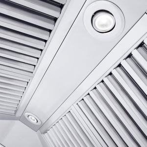 ZLINE 36 in. Professional Convertible Vent Wall Mount Range Hood in Stainless Steel (587-36)