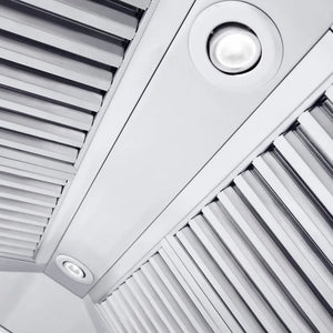 ZLINE 36 in. Professional Convertible Vent Wall Mount Range Hood in Stainless Steel (587-36)