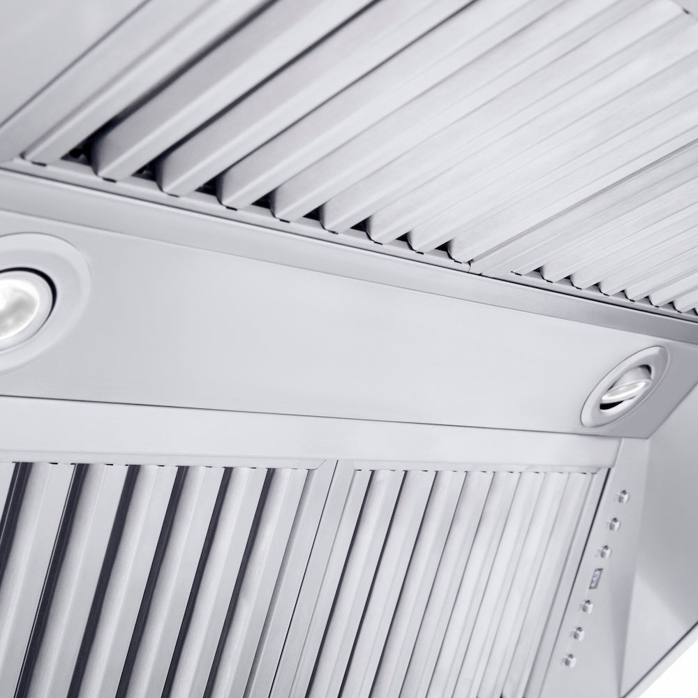 ZLINE 36 in. Professional Convertible Vent Wall Mount Range Hood in Stainless Steel (587-36)