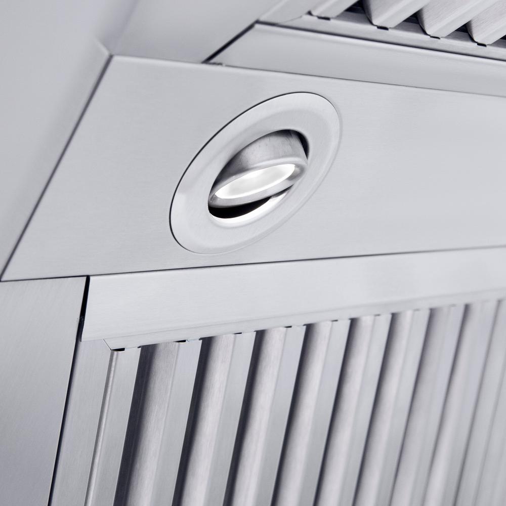 ZLINE 36 in. Professional Convertible Vent Wall Mount Range Hood in Stainless Steel (587-36)