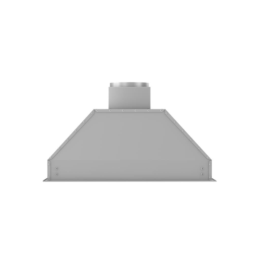 ZLINE 34 in. Ducted Wall Mount Range Hood Insert in Stainless Steel (695-34) front.
