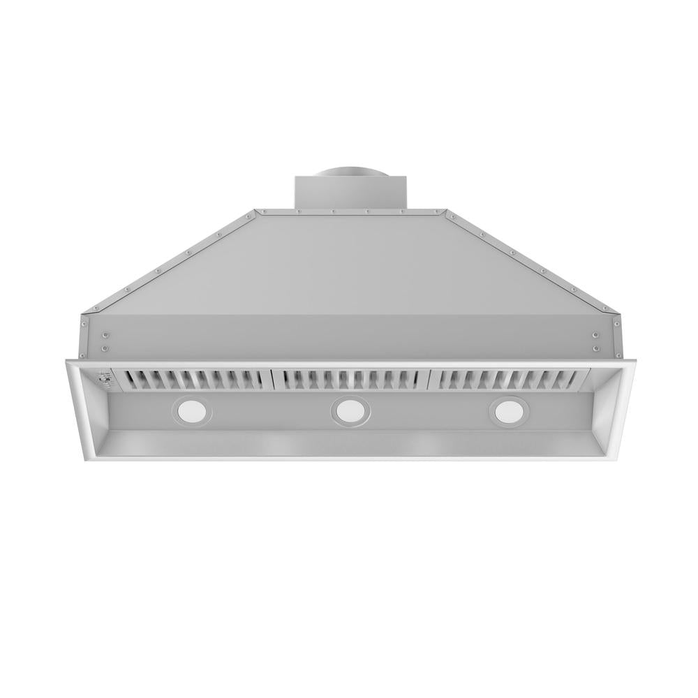 ZLINE 40 in. Ducted Wall Mount Range Hood Insert in Stainless Steel (695-40)