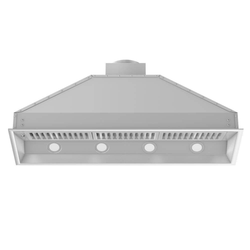 ZLINE 46 in. Ducted Wall Mount Range Hood Insert in Outdoor Approved Stainless Steel (695-304-46)