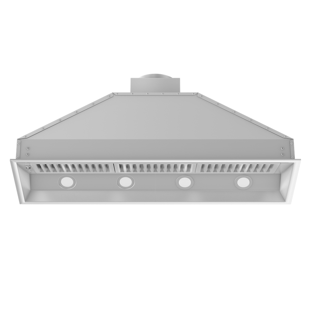 ZLINE 46 in. Ducted Wall Mount Range Hood Insert in Stainless Steel (695-46)