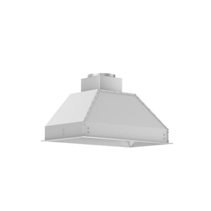 ZLINE 34 in. Ducted Wall Mount Range Hood Insert in Stainless Steel (698-34) side.
