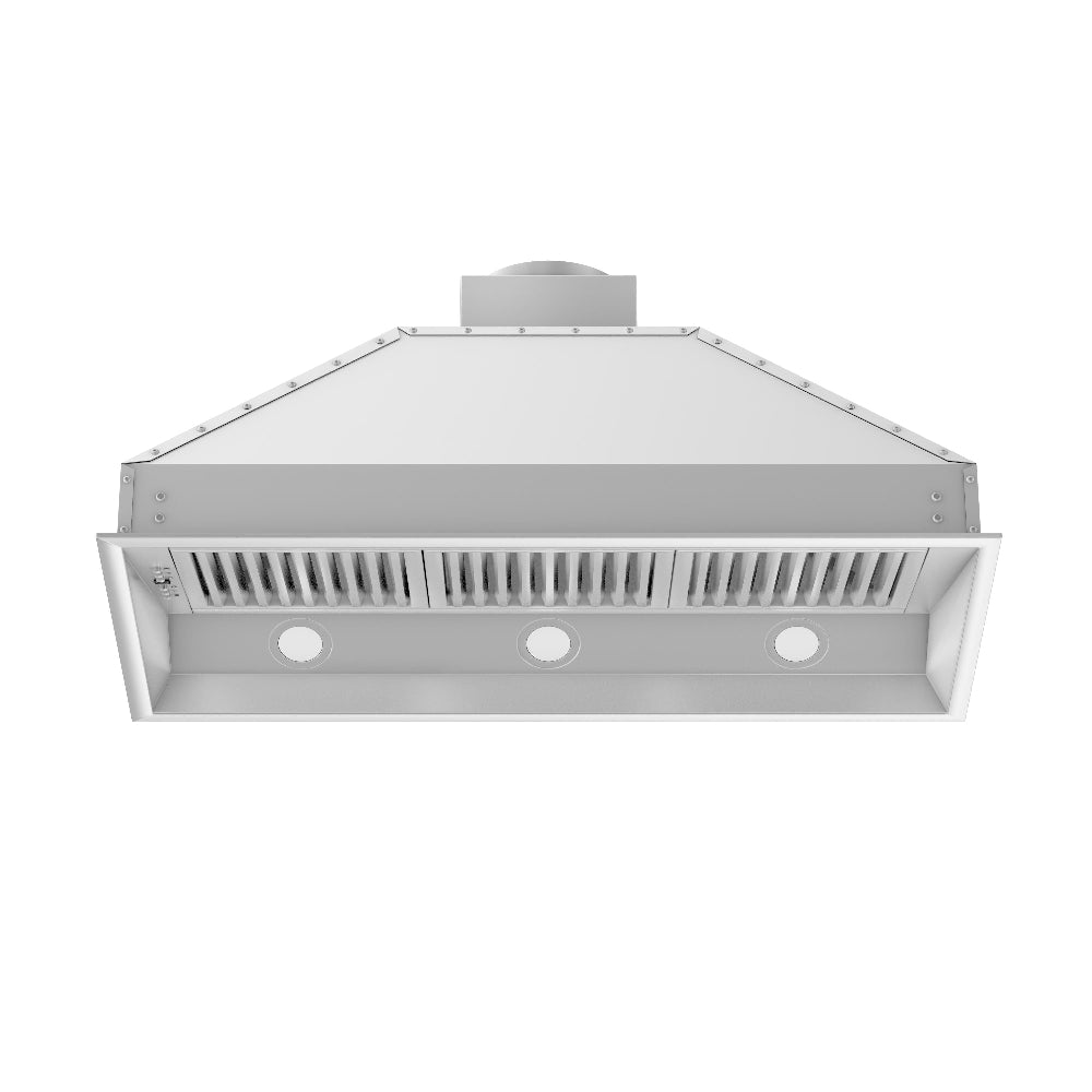 ZLINE 40 in. Ducted Wall Mount Range Hood Insert in Outdoor Approved Stainless Steel (698-304-40)