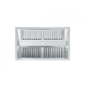 ZLINE 46 in. Ducted Island Mount Range Hood Insert in Stainless Steel (824i-46) under.