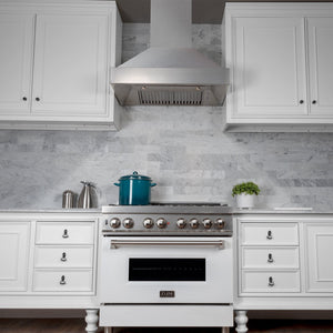 ZLINE 30 in. Satin Stainless Steel Wall Mount Range Hood (8654SN-30)