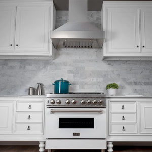 ZLINE 36 in. Satin Stainless Steel Wall Mount Range Hood (8654SN-36)