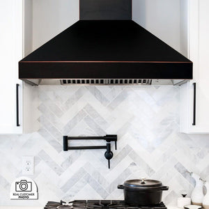 ZLINE 30 in. Designer Series Convertible Vent Wall Mount Range Hood in Oil-Rubbed Bronze (8667B-30)