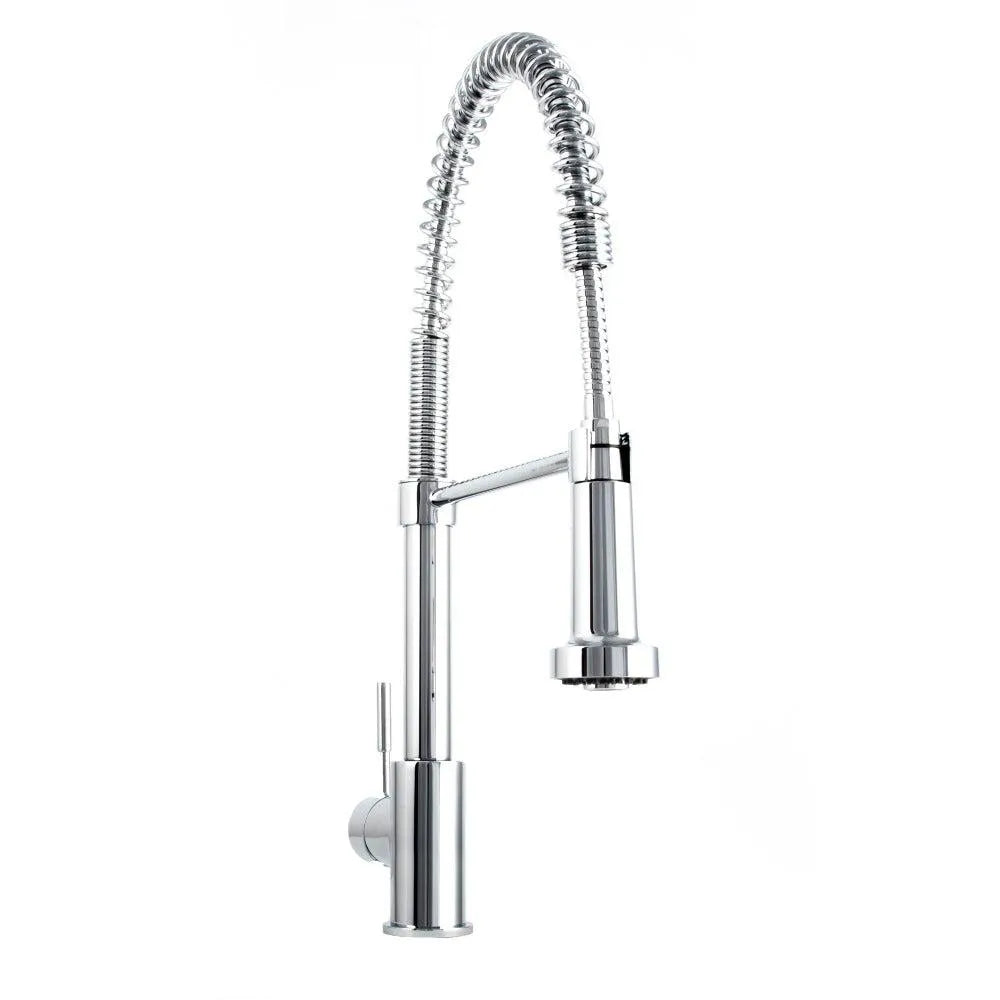 ZLINE Apollo Pull Down Spring Single Handle Kitchen Faucet in Chrome (APL-KF-CH) main image.