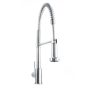 ZLINE Apollo Pull Down Spring Single Handle Kitchen Faucet in Chrome (APL-KF-CH) main image.