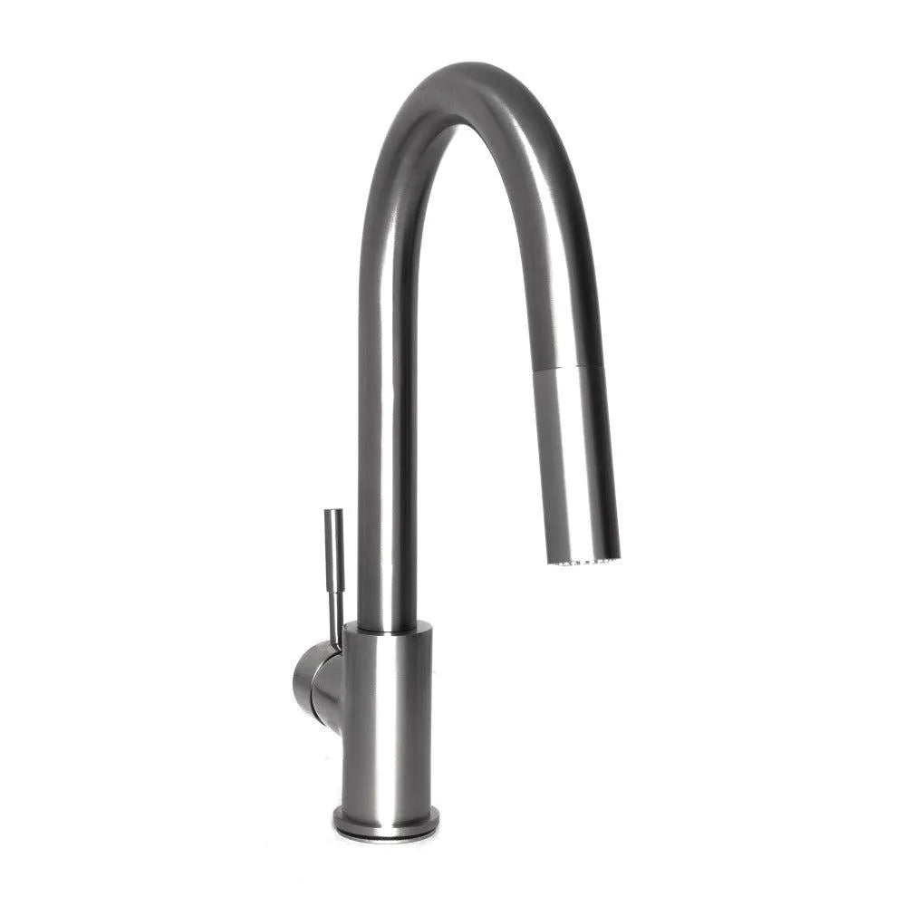 ZLINE Arthur Pull Down Single Handle Kitchen Faucet in Brushed Nickel (ATH-KF-BN) main image.