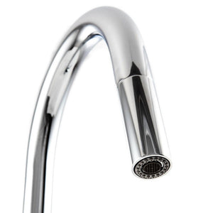 ZLINE Arthur Kitchen Faucet in Chrome (ATH-KF-CH) spout close-up.