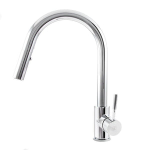 ZLINE Arthur Pull Down Single Handle Kitchen Faucet in Chrome (ATH-KF-CH) side.