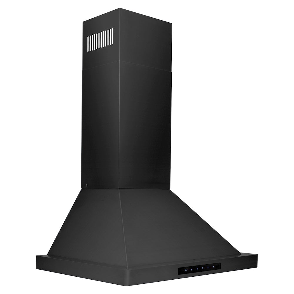 ZLINE 24 in. Convertible Vent Wall Mount Range Hood in Black Stainless Steel (BSKBN-24) side.