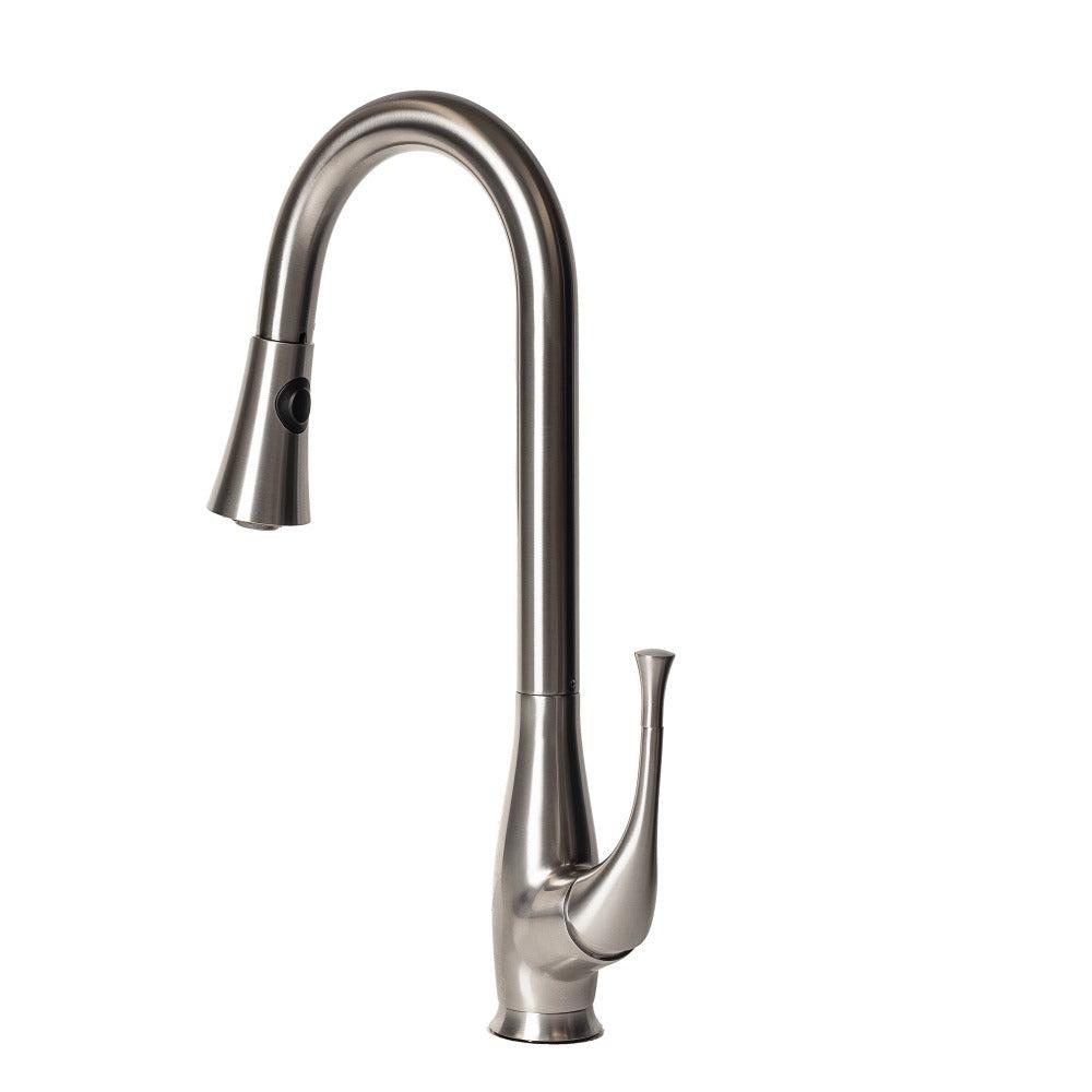 ZLINE Castor Pull Down Kitchen Faucet in Brushed Nickel (CAS-KF-BN)