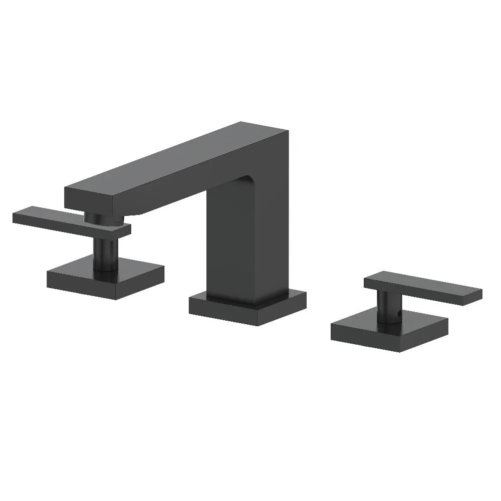 ZLINE Autograph Edition Crystal Bay Widespread Bath Faucet in Matte Black (CBY-BF-MB) main image.