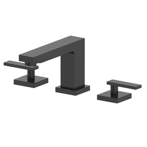 ZLINE Autograph Edition Crystal Bay Widespread Bath Faucet in Matte Black (CBY-BF-MB) main image.