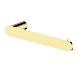 ZLINE Autograph Edition Crystal Bay Towel Holder in Polished Gold (CBY-HTH-PG) main image.