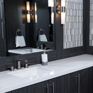 ZLINE Fallen Leaf Widespread Bath Faucet in Brushed Nickel (FLF-BF-BN)