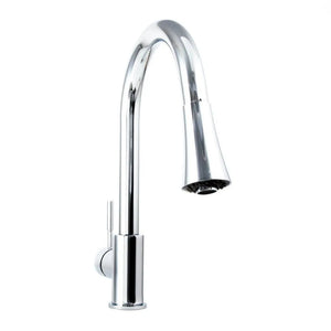 ZLINE Edison Pull Down Single Handle Kitchen Faucet in Chrome (EDS-KF-CH) main image.