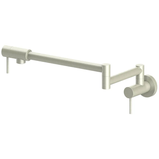 ZLINE Gemini Pot Filler in Brushed Nickel (GEM-FPF-BN) main image.