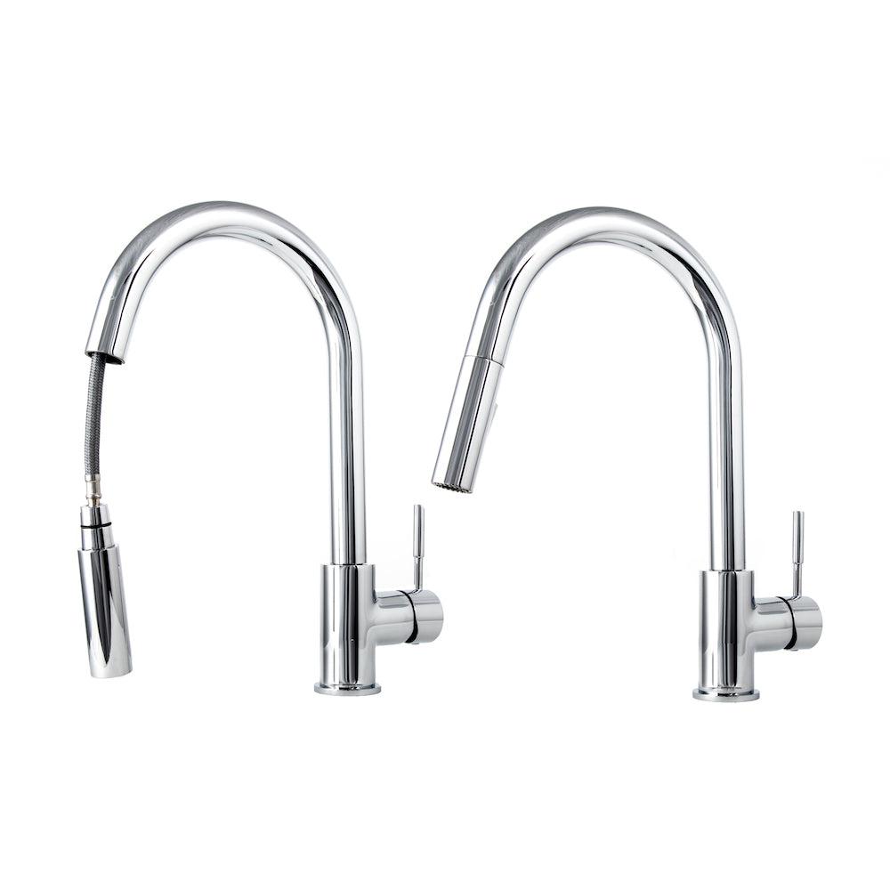 SGジンライ ZLINE Gemini Pull Down Single Handle Kitchen Faucet in Chrome (GEM