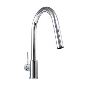 ZLINE Gemini Kitchen Faucet in Chrome (GEM-KF-CH) front.