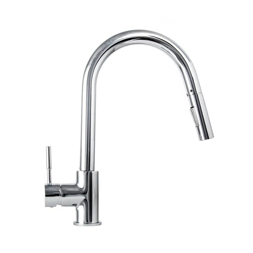 ZLINE Gemini Pull Down Single Handle Kitchen Faucet in Chrome (GEM-KF-CH) main image.