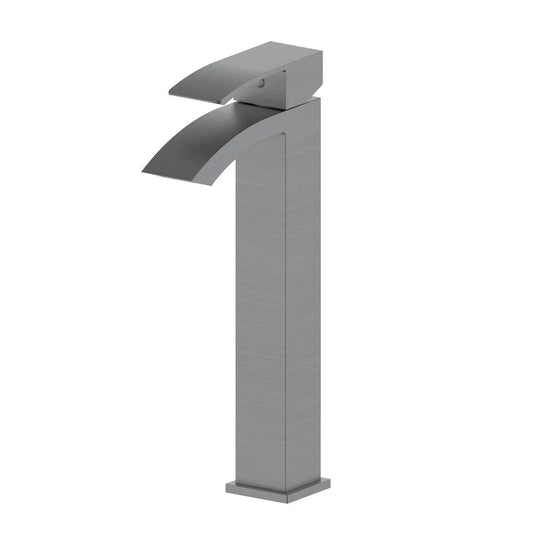 ZLINE Heavenly Single Handle Vessel Sink Bath Faucet in Gun Metal (HVN-BF-GM) main image.