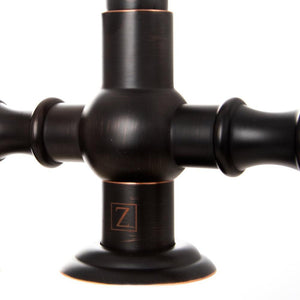 ZLINE Mona Kitchen Faucet in Oil Rubbed Bronze (MNA-KF-ORB) center mount.