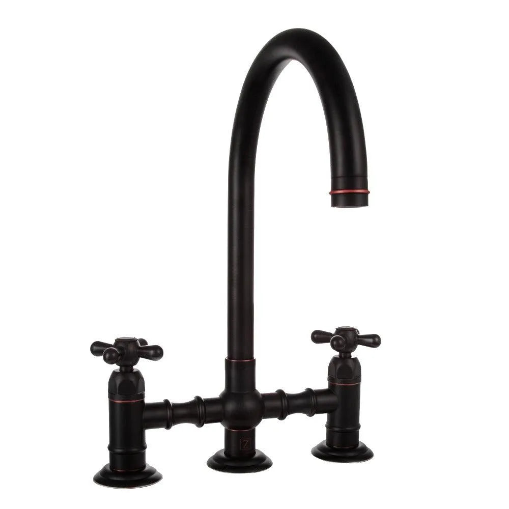 ZLINE Mona Kitchen Faucet and Side Sprayer in Oil Rubbed Bronze (MNA-KF-ORB) main image.