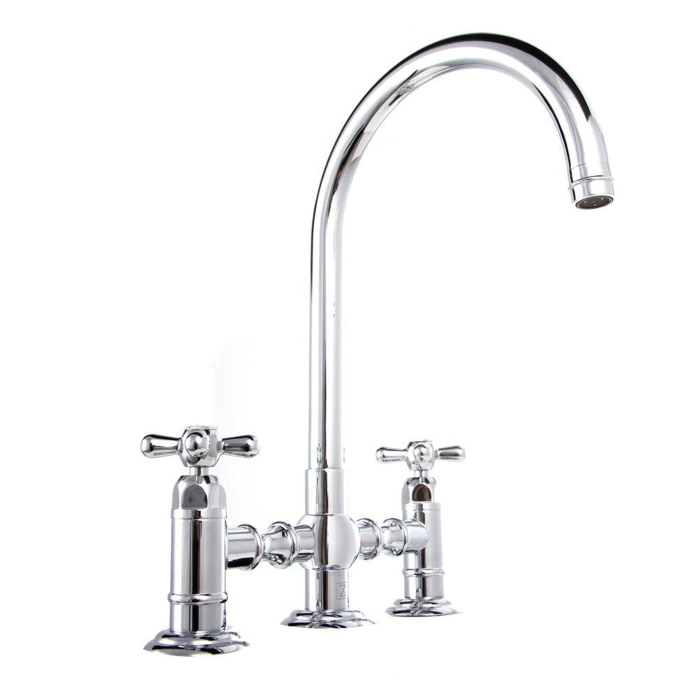 ZLINE Mona Kitchen Faucet in Chrome (MNA-KF-CH) side.