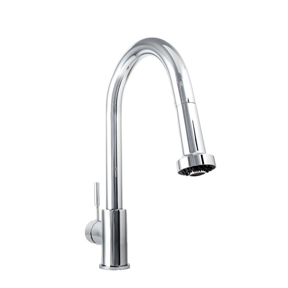 ZLINE Monet Kitchen Faucet in Chrome (MON-KF-CH) front.