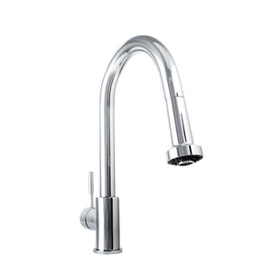 ZLINE Monet Pull Down Single Handle Kitchen Faucet in Chrome (MON-KF-CH) front.